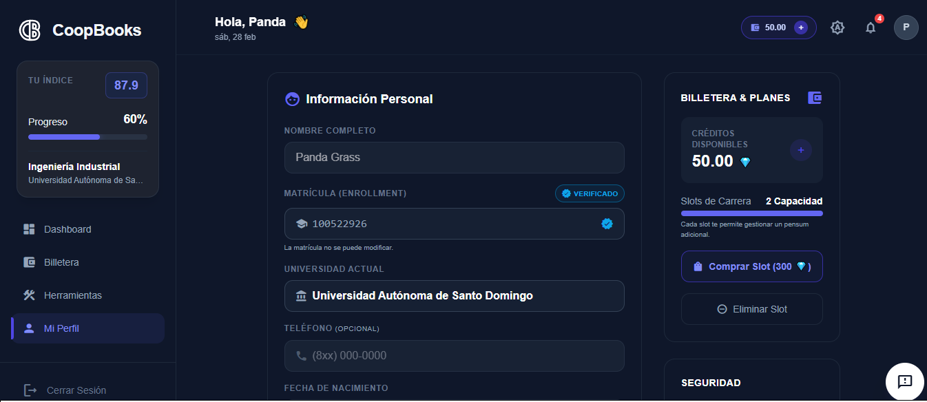 Perfil de Usuario